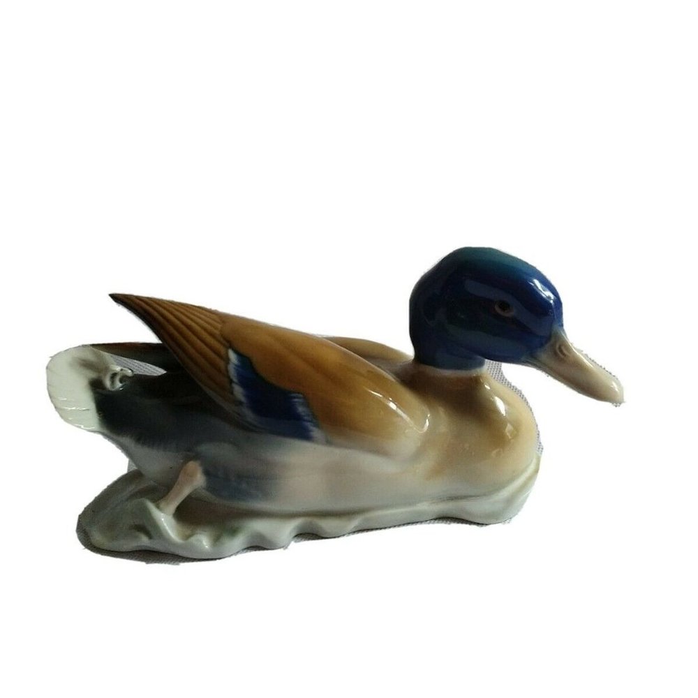 Vintage Metzler and Ortloff German Mallard Duck Po